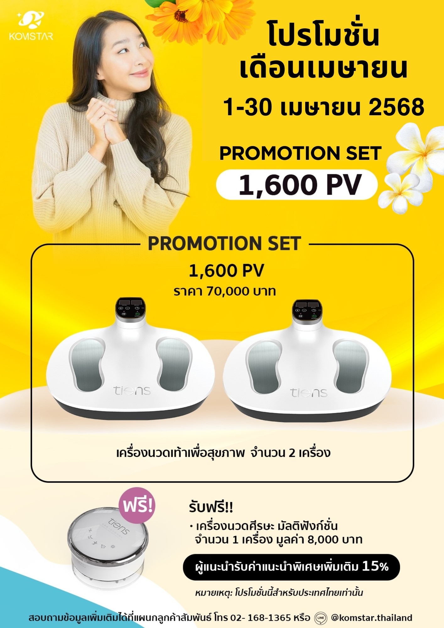 โปรโมชั่นสินค้า 1600PV